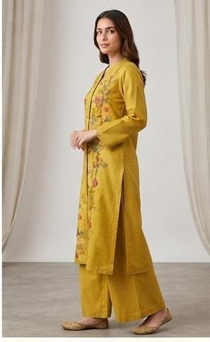 Premium Embroidered Kurti Set with Palazzo 2 view 4