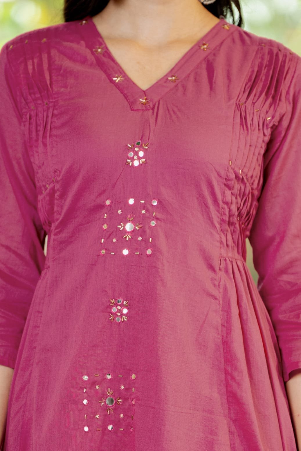 The Kurti Shop – Women Embellished Straight Kurta Pant with Dupatta | 3 Piece Ethnic Set view 6