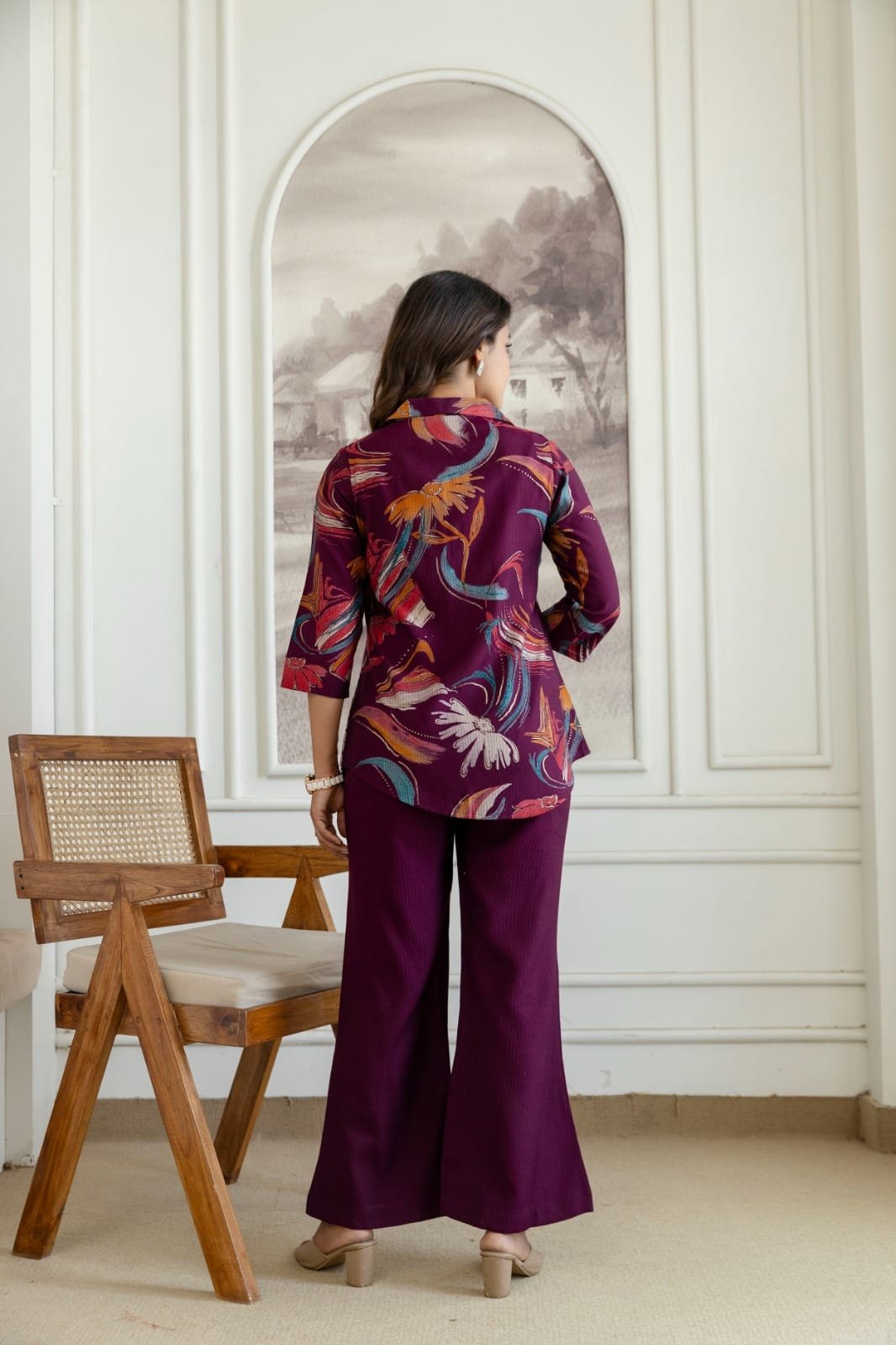 The Kurti Shop – Women Printed Top & Pant Set | Stylish 2 Piece Co-Ord Set view 6