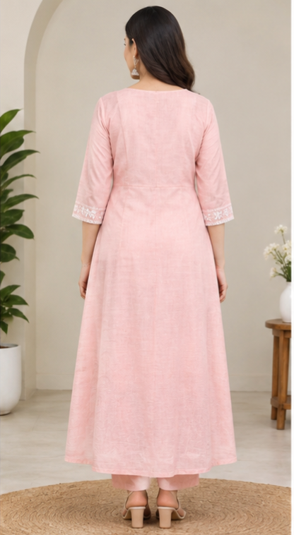 Tks Lucknowi work Gown view 4