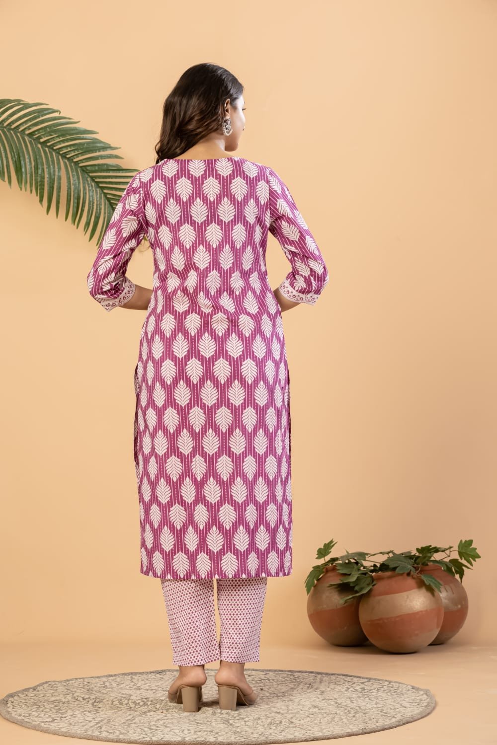 Women’s Printed Kurta Pant & Dupatta Set | 3 Piece Ethnic Wear Set | Comfortable Everyday & Festive Wear view 6